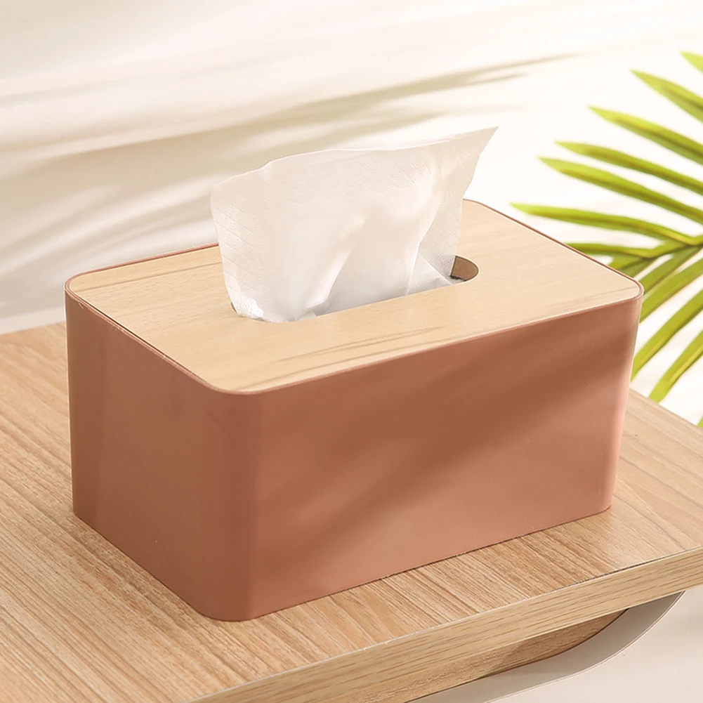 Tissue Box Storage Box Wooden Cover Desktop Kitchen Dining Room Napkin Toilet Paper Holder Home Car Tissue Paper Dispenser
Tissue Box Storage Box Wooden Cover Desktop Kitchen Dining Room Napkin Toilet Paper Holder Home Car Tissue Paper Dispenser