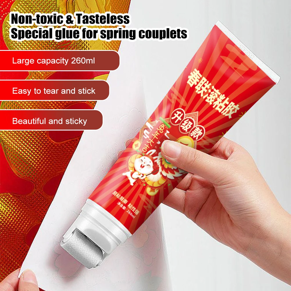 1Pc Spring Festival Couplets Roll Viscose Household Spring Festival Couplet Stickers Roller Glue Antithetical Multipurpose Glue
1Pc Spring Festival Couplets Roll Viscose Household Spring Festival Couplet Stickers Roller Glue Antithetical Multipurpose Glue
