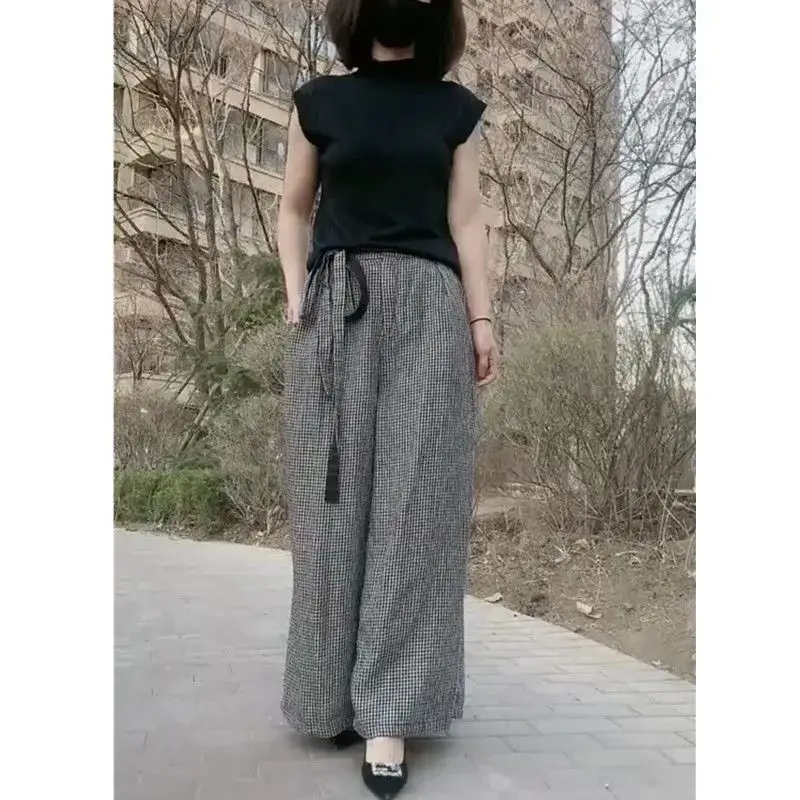 2022 Summer Women Fashion Suits Female Solid Color Sleeveless Bottoming Shirt + Wide-leg Casual Pants Ladies Two-piece Sets Y108
2022 Summer Women Fashion Suits Female Solid Color Sleeveless Bottoming Shirt + Wide-leg Casual Pants Ladies Two-piece Sets Y108