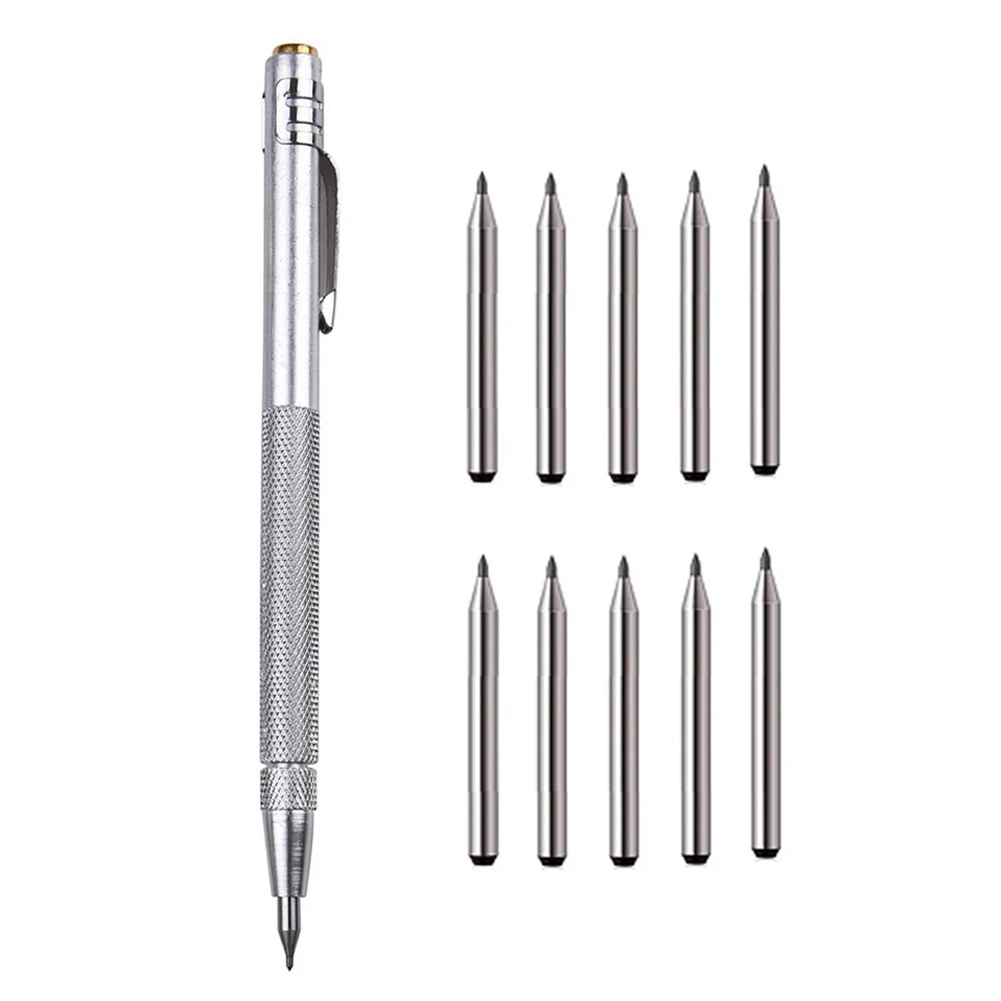 Alloy Scribe Pen Replaceable Nib +10 Refills Tungsten Carbide Tip Carbide Engraving Pen For Scribing Marker Tools
Alloy Scribe Pen Replaceable Nib +10 Refills Tungsten Carbide Tip Carbide Engraving Pen For Scribing Marker Tools