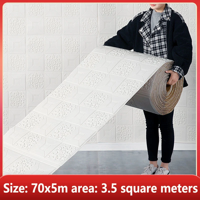 Wallpaper Used for TV Background 3D Brick Pattern Living Room Bedroom Wall Decoration DIY Self-adhesive Waterproof Wall Sticker
Wallpaper Used for TV Background 3D Brick Pattern Living Room Bedroom Wall Decoration DIY Self-adhesive Waterproof Wall Sticker