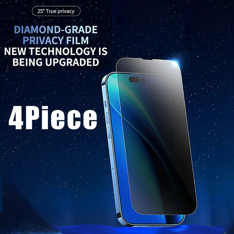 4 PCSAnti-spy Glass for iPhone SE 2020 6 7 8 Plus XR X XS Privacy Screen Protector for iPhone 11 12 13 14 Pro Max Tempered Glass
4 PCSAnti-spy Glass for iPhone SE 2020 6 7 8 Plus XR X XS Privacy Screen Protector for iPhone 11 12 13 14 Pro Max Tempered Glass