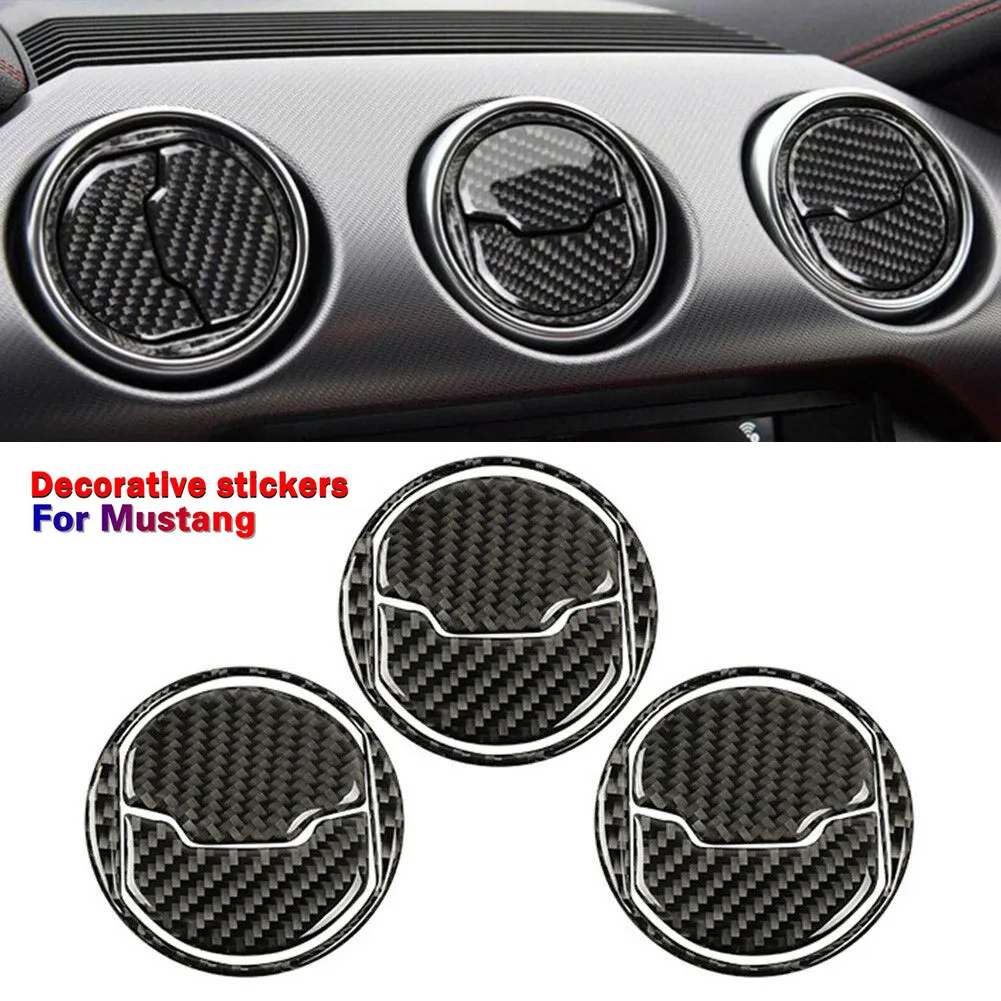 1 Set Interior Decor Trim 70mm/2.76\\\" Black Center Air Vent For Ford Mustang 2015-2020 Real Carbon Fiber Hot Sale
1 Set Interior Decor Trim 70mm/2.76\\\" Black Center Air Vent For Ford Mustang 2015-2020 Real Carbon Fiber Hot Sale