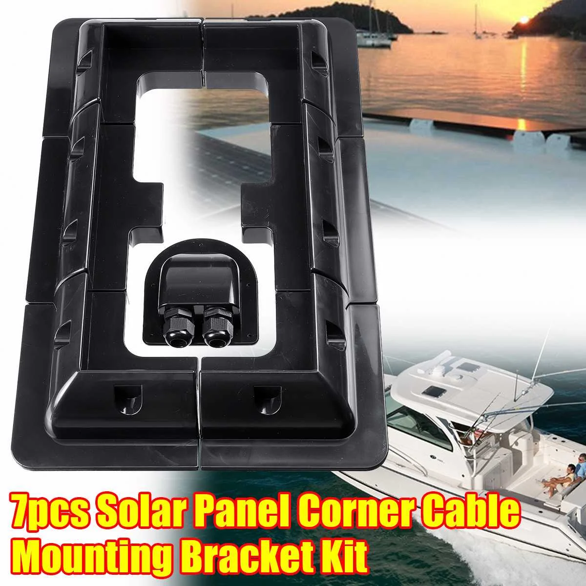 7PCS/SET UV Resistant Solar Panel ABS Mounting Kit White corner mount and side bracket for RV, Boat & Caravan
7PCS/SET UV Resistant Solar Panel ABS Mounting Kit White corner mount and side bracket for RV, Boat & Caravan