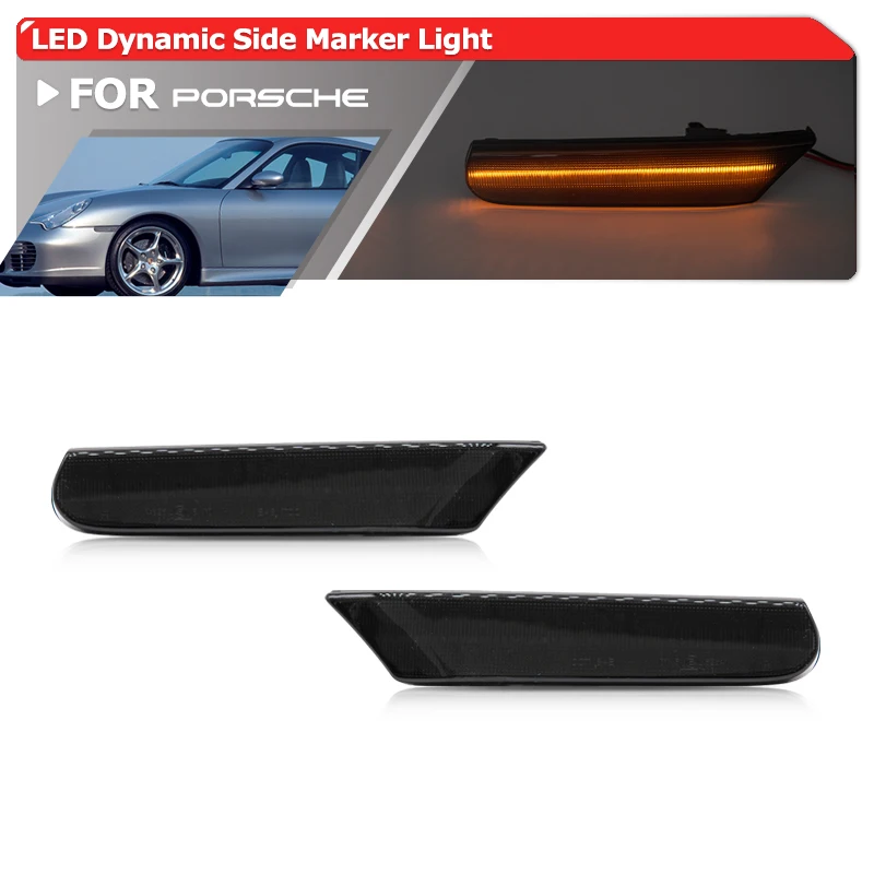 Smoked Led Sequential Side Marker Lights For Porsche 911 Carrera 1997-2005 Boxster 986 1997-2004 Flowing Turn Signal Lamps
Smoked Led Sequential Side Marker Lights For Porsche 911 Carrera 1997-2005 Boxster 986 1997-2004 Flowing Turn Signal Lamps