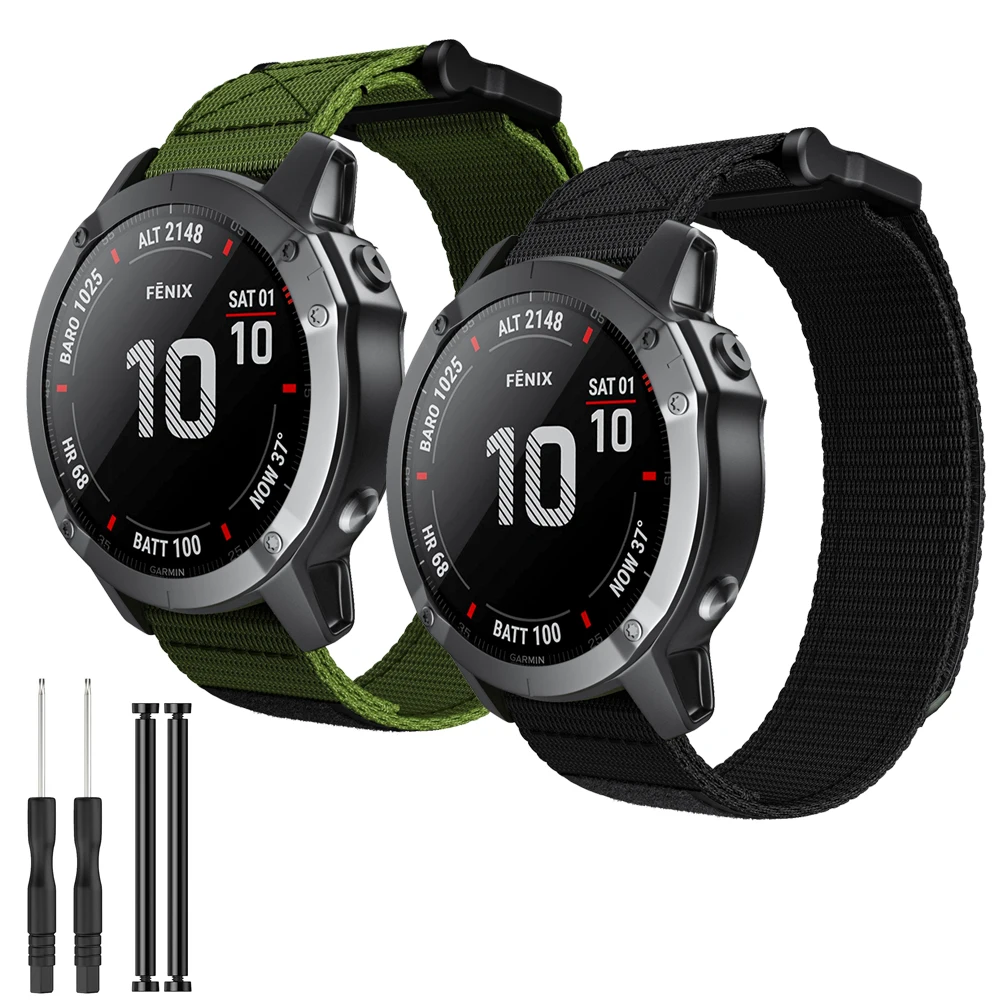 Ремешок нейлоновый для наручных часов, браслет для Garmin Fenix 7 6X 6 Pro MARQ Athlete (Gen 2) 5 5X, 22 мм 26 мм, спортивные аксессуары
Ремешок нейлоновый для наручных часов, браслет для Garmin Fenix 7 6X 6 Pro MARQ Athlete (Gen 2) 5 5X, 22 мм 26 мм, спортивные аксессуары