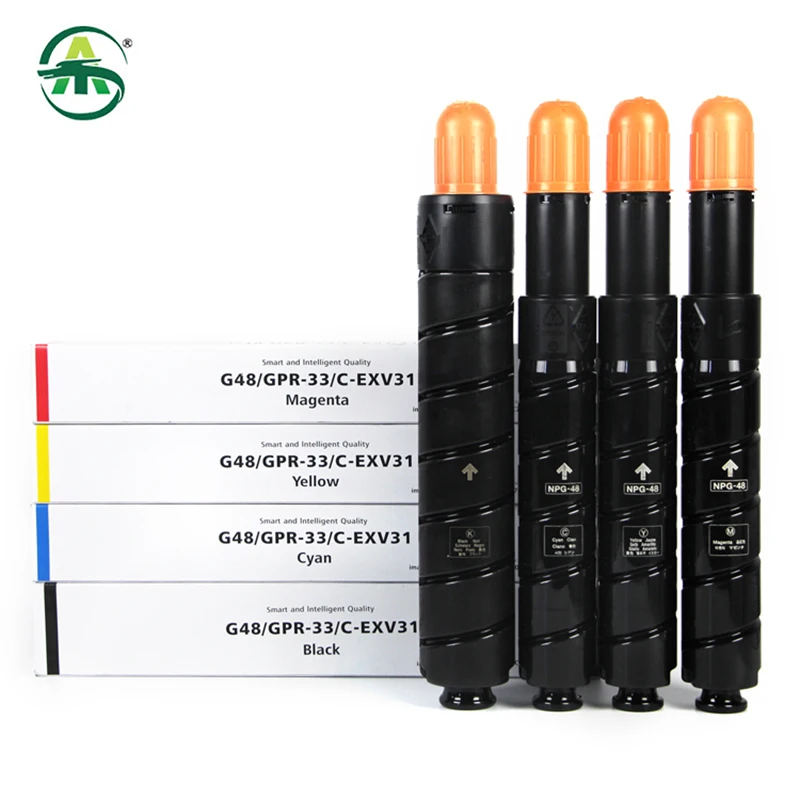 G48 GPR-33 C-EXV31 Toner Cartridge Compatible for CANON IR ADV C7055 7065 7260 7270 Copier Cartridges Supplies 4pcs/set
G48 GPR-33 C-EXV31 Toner Cartridge Compatible for CANON IR ADV C7055 7065 7260 7270 Copier Cartridges Supplies 4pcs/set