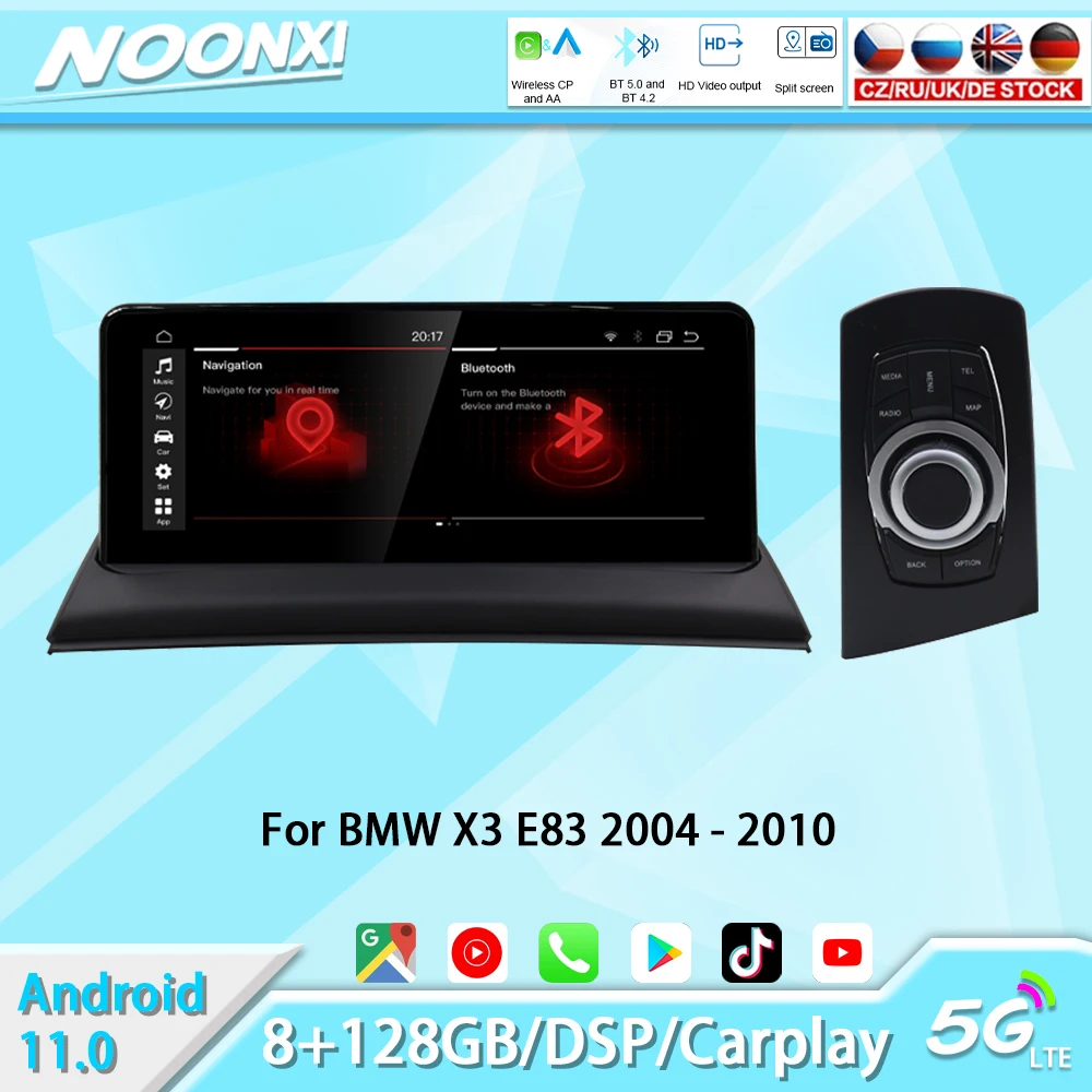 Автомобильная Мультимедийная система для BMW X3 E83 128-2004, 8 + 2010 ГГц, Android 11, GPS-навигация, Bluetooth, Carplay, 2 Din
Автомобильная Мультимедийная система для BMW X3 E83 128-2004, 8 + 2010 ГГц, Android 11, GPS-навигация, Bluetooth, Carplay, 2 Din