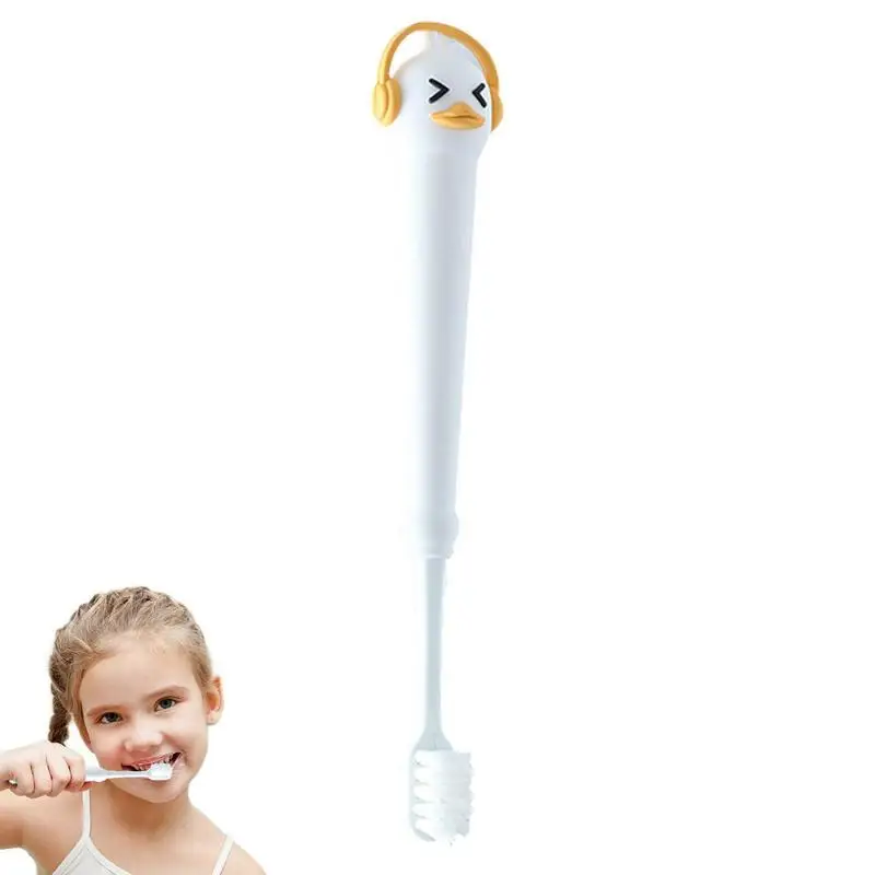 Kid Toothbrush Portable Duck Shape Toddler Toothbrushes Lovely Kids Toothbrushes With Handle For Boy Girl's Dental Health
Kid Toothbrush Portable Duck Shape Toddler Toothbrushes Lovely Kids Toothbrushes With Handle For Boy Girl's Dental Health