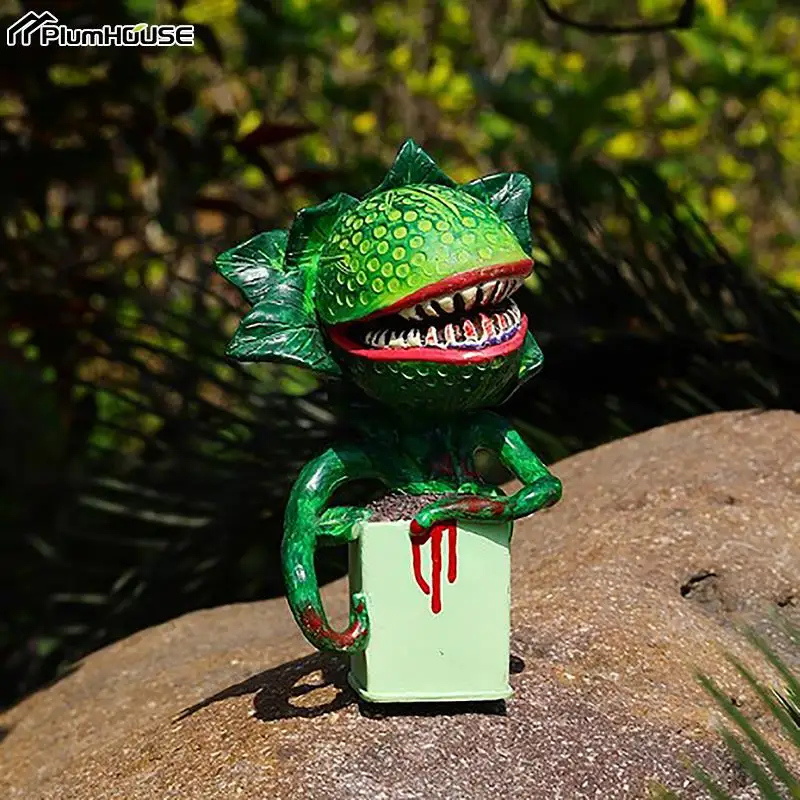 1Pc Horror Piranha Flower Garden Statue Cannibal Plant Figurines Artificial Flower Resin Sculpture Halloween Scary Props
1Pc Horror Piranha Flower Garden Statue Cannibal Plant Figurines Artificial Flower Resin Sculpture Halloween Scary Props