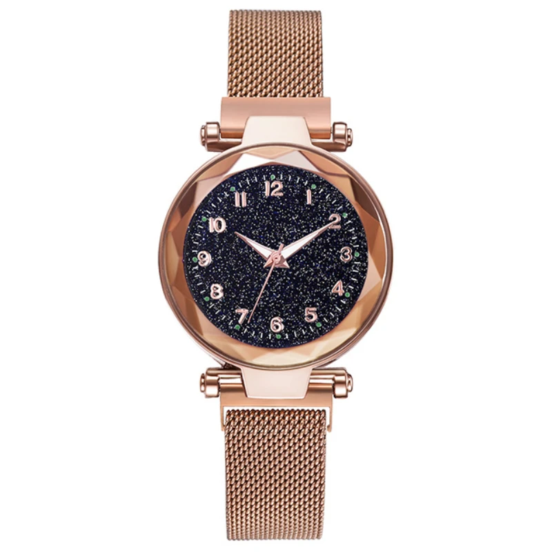 New Popular Women Watches Fashion Starry Sky Ladies Quartz Clock Luxury Magnetic Mesh Female Wristwatch Best Watch for Gift
New Popular Women Watches Fashion Starry Sky Ladies Quartz Clock Luxury Magnetic Mesh Female Wristwatch Best Watch for Gift