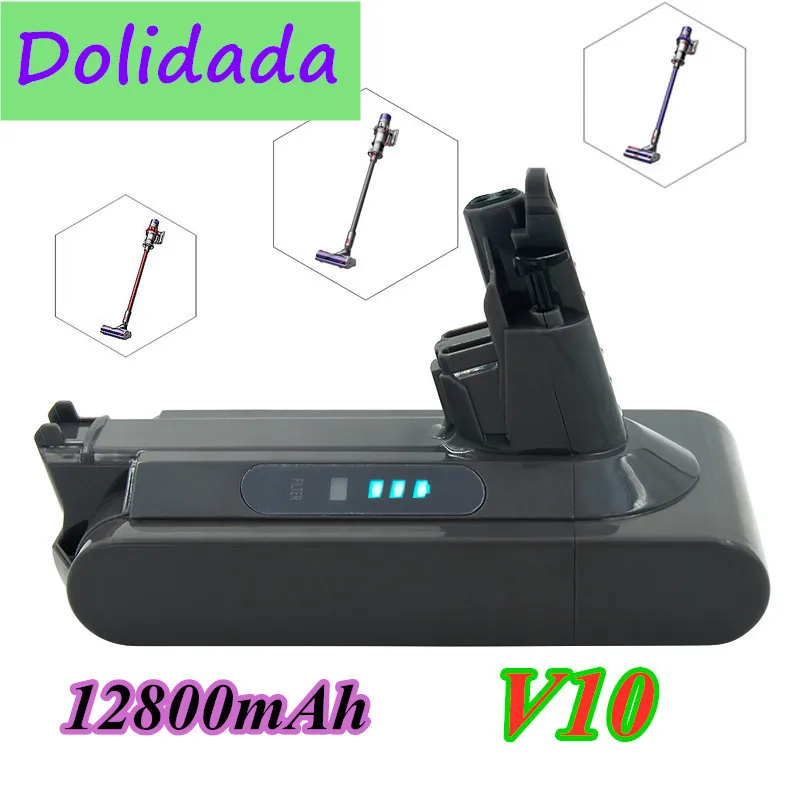 25.2V 12.8AH Li-ion vacuum cleaner Rechargeable battery for Dyson V10 Absolute V10 Fluffy cyclone Motorhead SV12 Lithium Battery
25.2V 12.8AH Li-ion vacuum cleaner Rechargeable battery for Dyson V10 Absolute V10 Fluffy cyclone Motorhead SV12 Lithium Battery