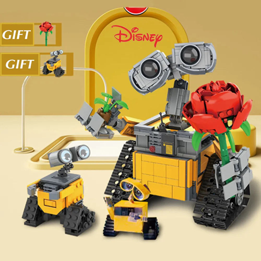 863PCS Disney Movie Series Pixar WALL E Robot Stars Robot Space Wars Figures 21303 Building Block Brick Toy Gift Kid Birthday
863PCS Disney Movie Series Pixar WALL E Robot Stars Robot Space Wars Figures 21303 Building Block Brick Toy Gift Kid Birthday