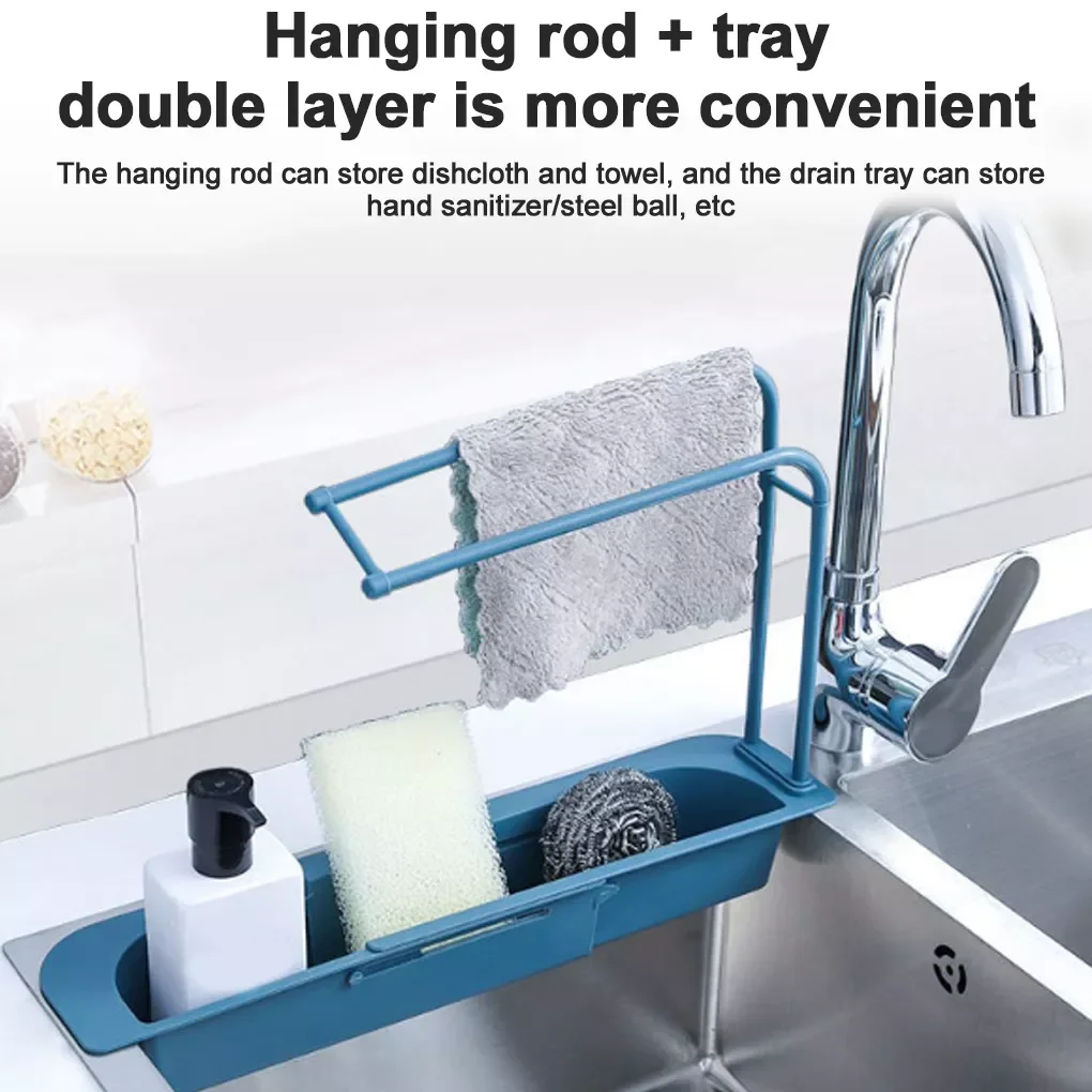 Телескопическая полка для раковины, стеллаж для мыла, губки, корзина для хранения, сумка, регулируемый держатель для ванной комнаты, кухонны...
Телескопическая полка для раковины, стеллаж для мыла, губки, корзина для хранения, сумка, регулируемый держатель для ванной комнаты, кухонны...