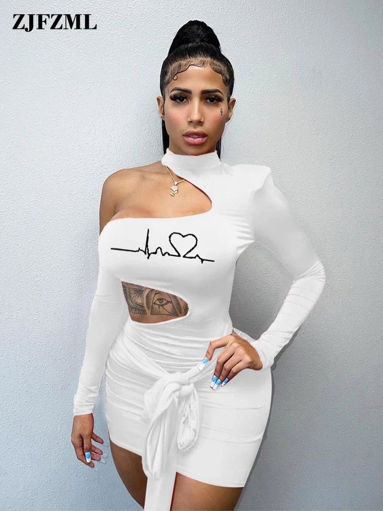 Inclined Shoulder Sexy Cocktail Tight Dress Woman Turtleneck Long Sleeve One Piece Dresses Elegant Waist Band Cut Out Vestidos
Inclined Shoulder Sexy Cocktail Tight Dress Woman Turtleneck Long Sleeve One Piece Dresses Elegant Waist Band Cut Out Vestidos
