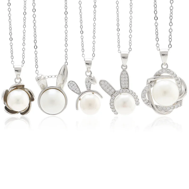 MeiBaPJ Natural Freshwater Pearl Fashion Pendant Necklace 925 Sterling Silver Fine Wedding Jewelry for Women
MeiBaPJ Natural Freshwater Pearl Fashion Pendant Necklace 925 Sterling Silver Fine Wedding Jewelry for Women