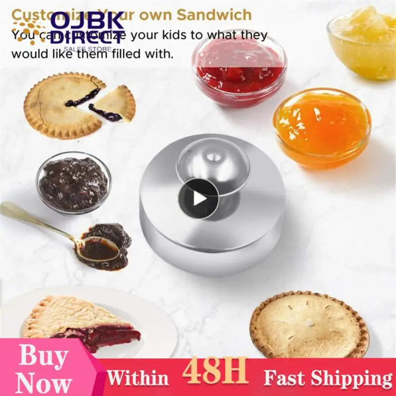 Smooth Cookie Cutters Food Grade Durable Toast Making Molds 9cm Diameter Diy Sandwich Cutter Save Time Sealer Sandwich Maker
Smooth Cookie Cutters Food Grade Durable Toast Making Molds 9cm Diameter Diy Sandwich Cutter Save Time Sealer Sandwich Maker