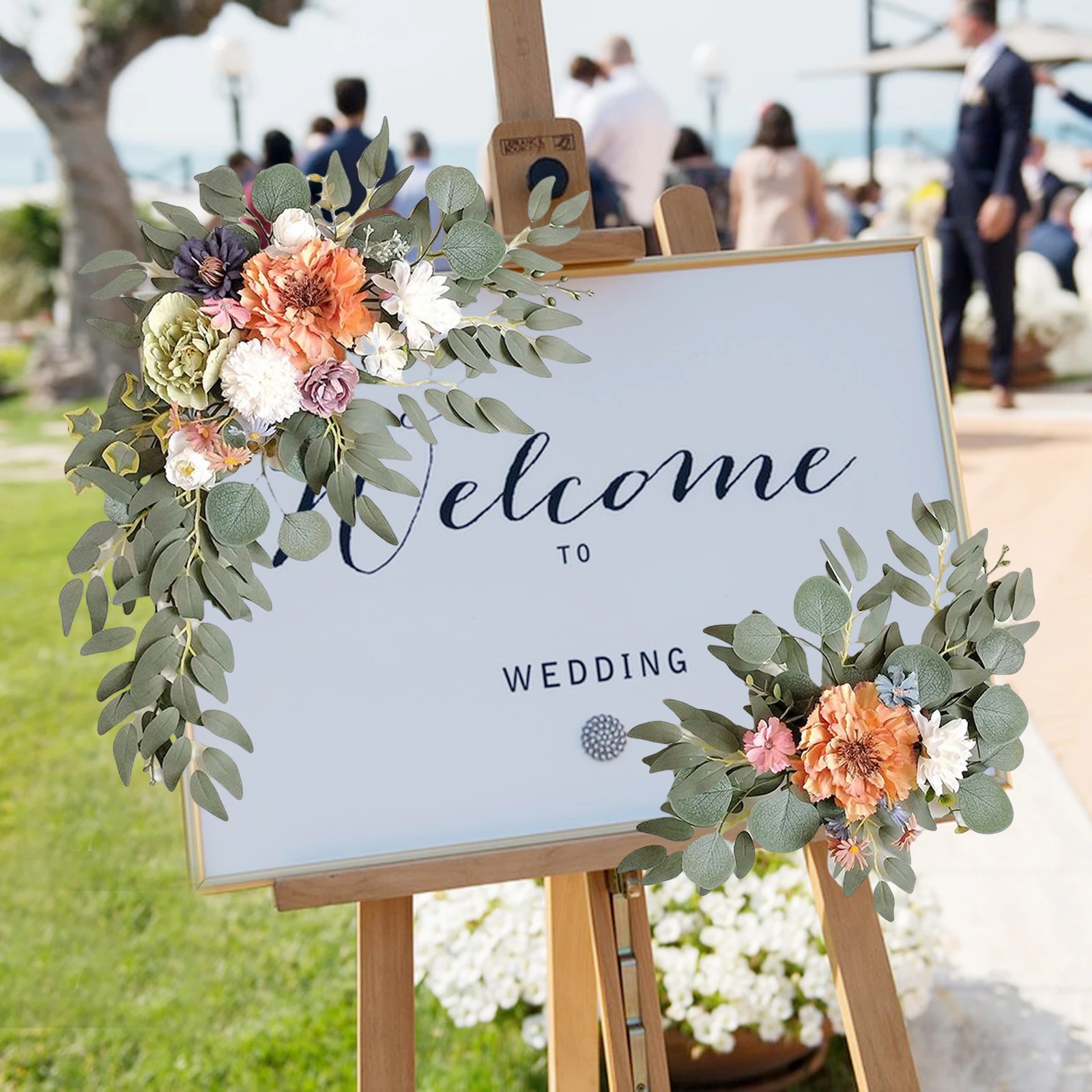 2pcs Artificial Wedding Flowers Hanging Garland Welcome Sign Backdrop Decoration Party Arches Fake Flowers Window Display Floral
2pcs Artificial Wedding Flowers Hanging Garland Welcome Sign Backdrop Decoration Party Arches Fake Flowers Window Display Floral
