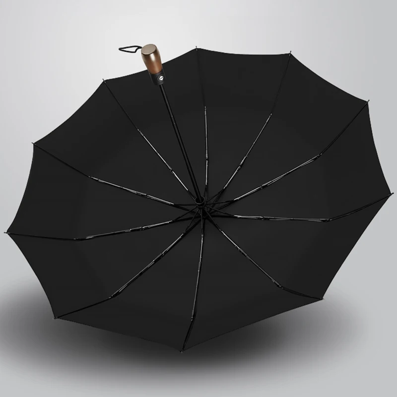 

Роскошный ветрозащитный автоматический зонт с обратной стороны, дождевые Уникальные Карманные деловые зонтики, бытовые товары