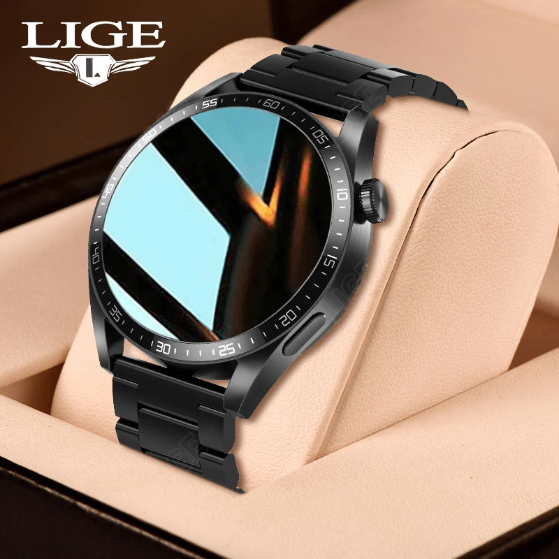 LIGE NFC Smart Watch Men 2022 Dial Call Full Touch Steel Band Health Monitoring Fitness Tracker Waterproof Men Smartwatch +Box
LIGE NFC Smart Watch Men 2022 Dial Call Full Touch Steel Band Health Monitoring Fitness Tracker Waterproof Men Smartwatch +Box