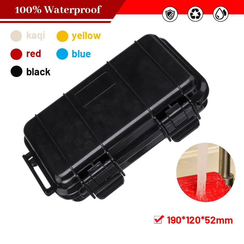 Large Outdoor Shockproof Waterproof Box Survival Airtight Case Holder Storage Match Tool Earphone Case Travel Sealed Container
Large Outdoor Shockproof Waterproof Box Survival Airtight Case Holder Storage Match Tool Earphone Case Travel Sealed Container