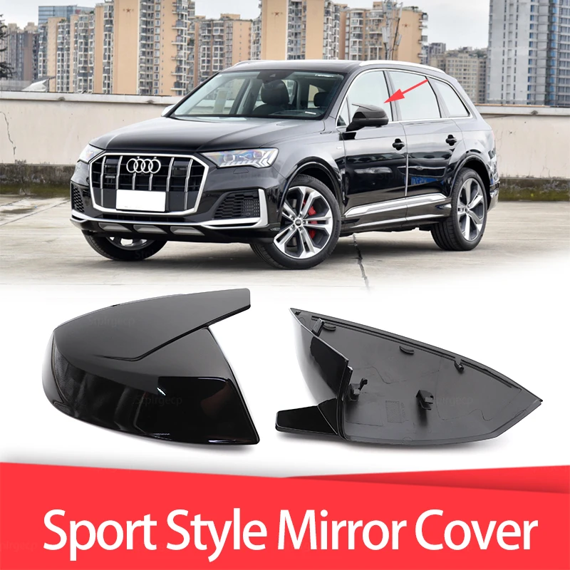 Rearview Mirror Cover Side Wing Rear View Mirror Case Cover Black for Audi Q5 Q5L SQ5 Q7 SQ7 45 50 55 60 TDI TFSI Sline 2016-20
Rearview Mirror Cover Side Wing Rear View Mirror Case Cover Black for Audi Q5 Q5L SQ5 Q7 SQ7 45 50 55 60 TDI TFSI Sline 2016-20