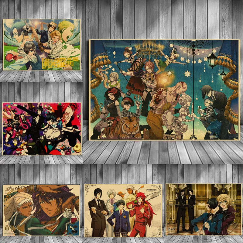Black Butler Poster Paintings Japanese Anime Kraft Paper Classic Wall Art Prints Vintage Home Decor Birthday Present Kids Room
Black Butler Poster Paintings Japanese Anime Kraft Paper Classic Wall Art Prints Vintage Home Decor Birthday Present Kids Room