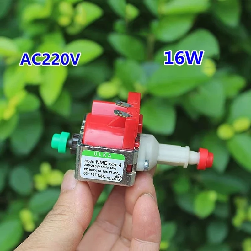 ULKA NME4 AC 220 В 230 В 240 В 16 Вт Мини-электромагнитный плунжерный насос Кофемашина Водяной жидкостный насос высокого давления Малый расход
ULKA NME4 AC 220 В 230 В 240 В 16 Вт Мини-электромагнитный плунжерный насос Кофемашина Водяной жидкостный насос высокого давления Малый расход