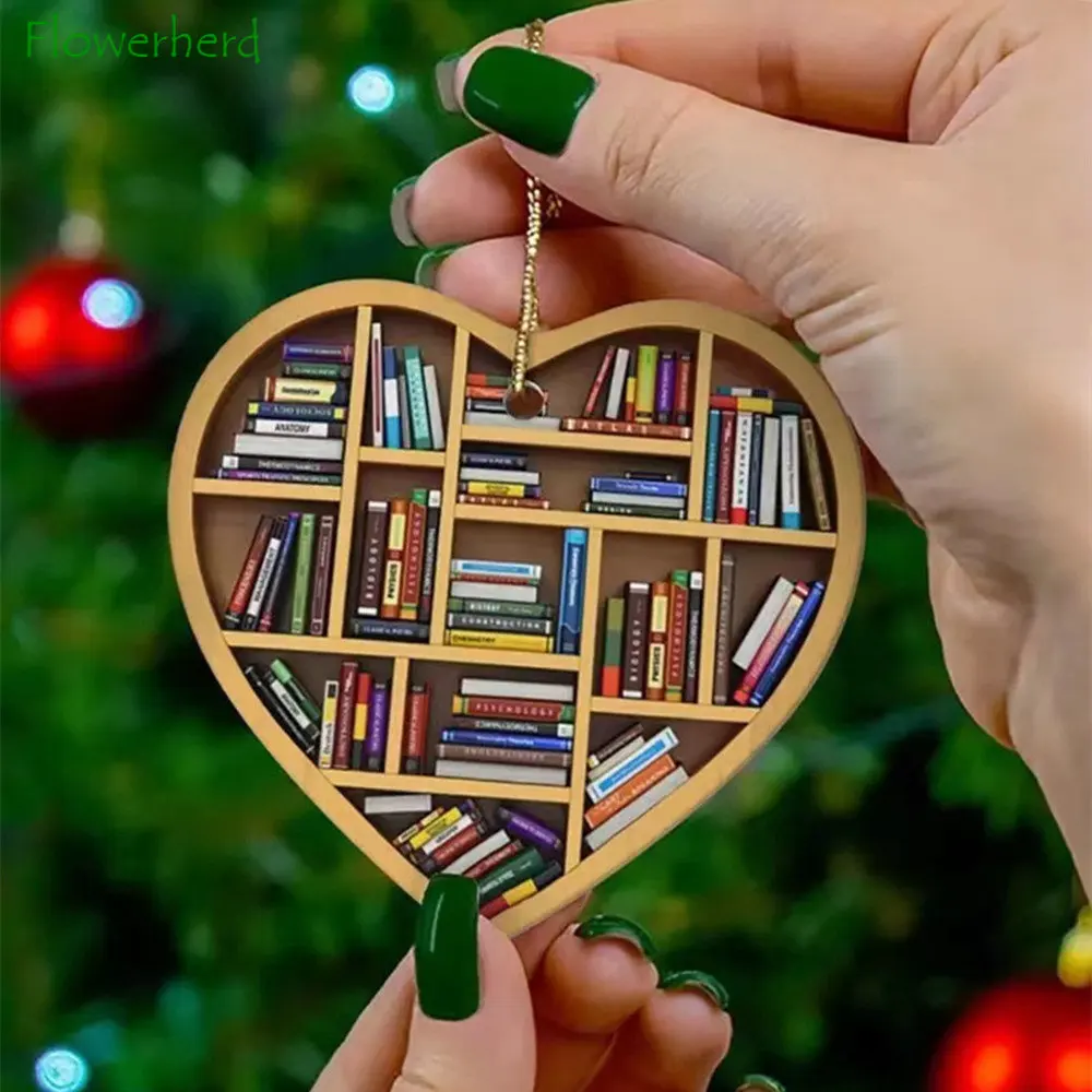 Book Lovers Heart Ornament Love Heart Bookshelf Pendant Book Lovers Heart Pendant Party Home Decoration
Book Lovers Heart Ornament Love Heart Bookshelf Pendant Book Lovers Heart Pendant Party Home Decoration