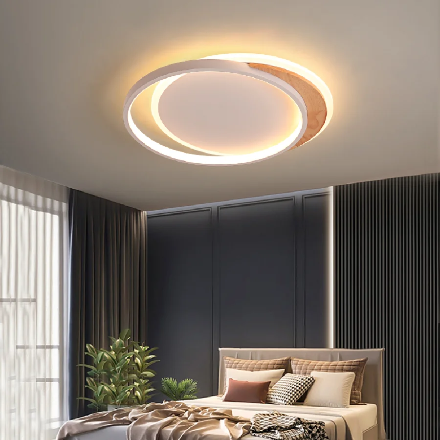 Nordic Ceiling Lamp Led Simple Modern Bedroom Lamp Wooden Aluminum Home Creative Study Lighting Round and Square Ultra-thin Lamp
Nordic Ceiling Lamp Led Simple Modern Bedroom Lamp Wooden Aluminum Home Creative Study Lighting Round and Square Ultra-thin Lamp