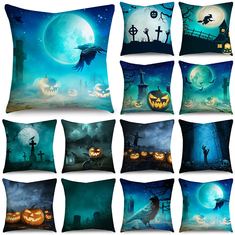 NIGHTWISH Halloween Pattern Pillowcase Holiday Design Home Decor Sofa Cushion Cover 40/45/50cm Happy Easter Day
NIGHTWISH Halloween Pattern Pillowcase Holiday Design Home Decor Sofa Cushion Cover 40/45/50cm Happy Easter Day