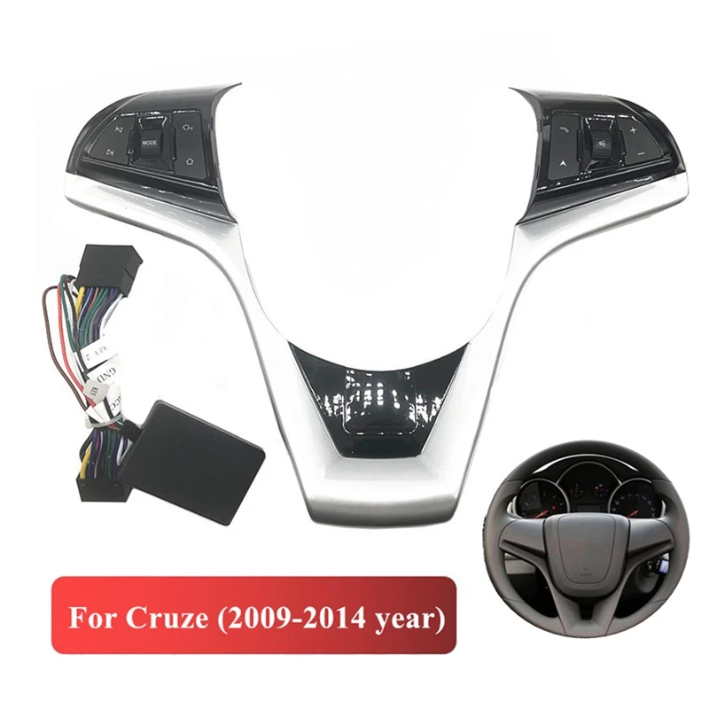 

Кнопки на руль автомобиля, переключатель громкости телефона, функции Gps, панель переключения для Chevrolet Cruze 2009-2014