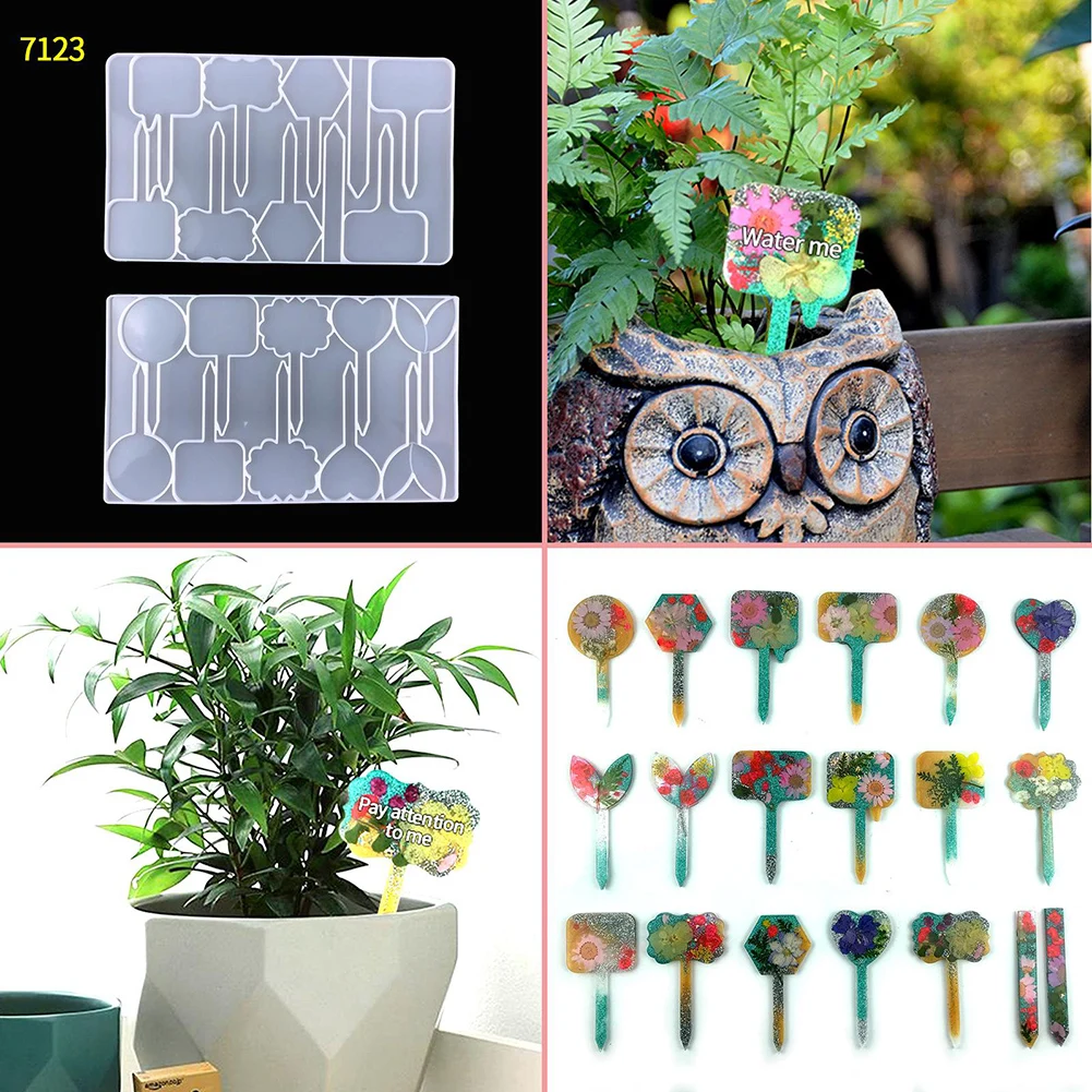 2pcs Silicone Mould Silicone Plant Labels Resin Epoxy Mold Nursery Garden Markers Tag Casting Mould Plant Supplies
2pcs Silicone Mould Silicone Plant Labels Resin Epoxy Mold Nursery Garden Markers Tag Casting Mould Plant Supplies