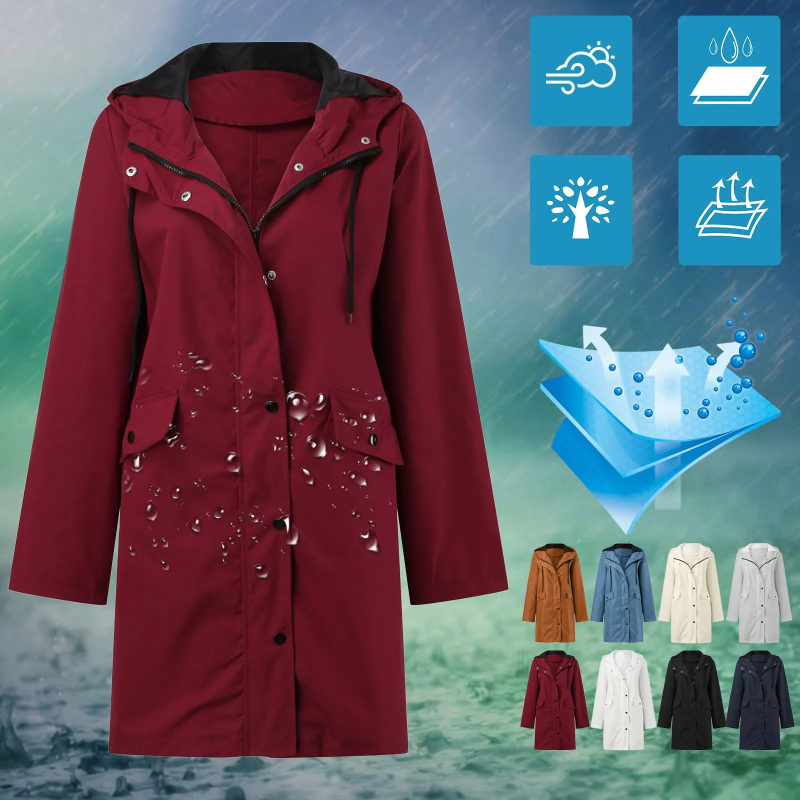 Дождевик женский дышащий, дождевик большого размера, желтая уличная куртка, легкая куртка с переходом
Дождевик женский дышащий, дождевик большого размера, желтая уличная куртка, легкая куртка с переходом