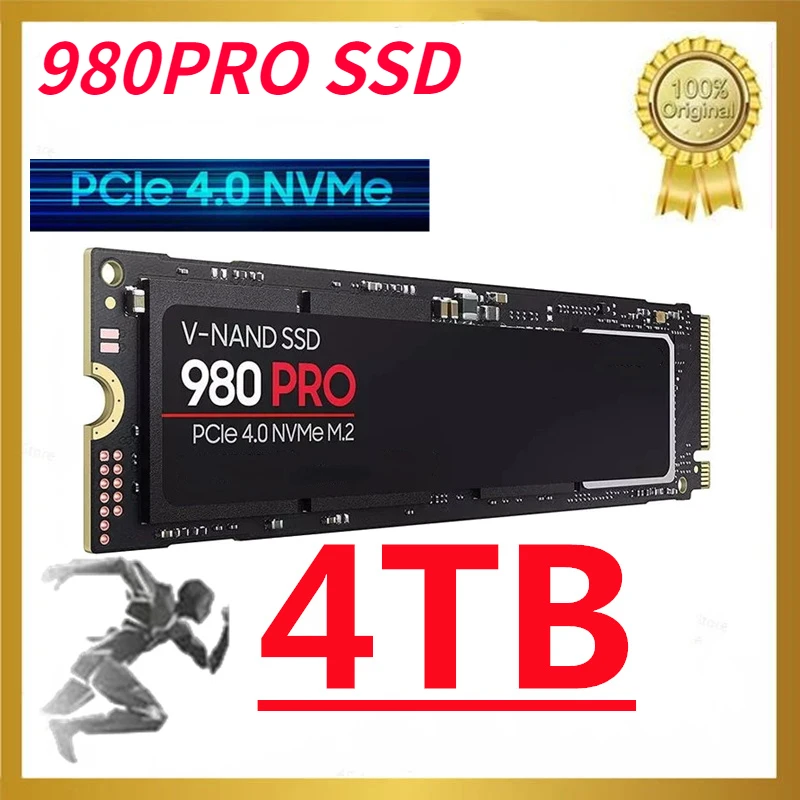 Original Brand SSD 980 PRO NVME2.0 PCIe 4.0 M2 2280 1TB 2TB 4TB Hard Drive Disk Internal Solid State for PlayStation 5/Laptop/PC
Original Brand SSD 980 PRO NVME2.0 PCIe 4.0 M2 2280 1TB 2TB 4TB Hard Drive Disk Internal Solid State for PlayStation 5/Laptop/PC
