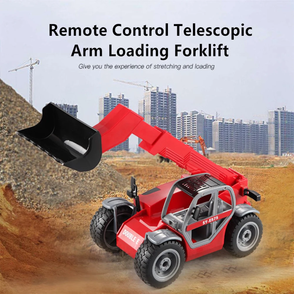 Double E 1/20 RC Truck Remote Control Telescopic Arm Loading Forklift Simulation Boom Truck Shrinking Shovel Engineering Car Toy
Double E 1/20 RC Truck Remote Control Telescopic Arm Loading Forklift Simulation Boom Truck Shrinking Shovel Engineering Car Toy