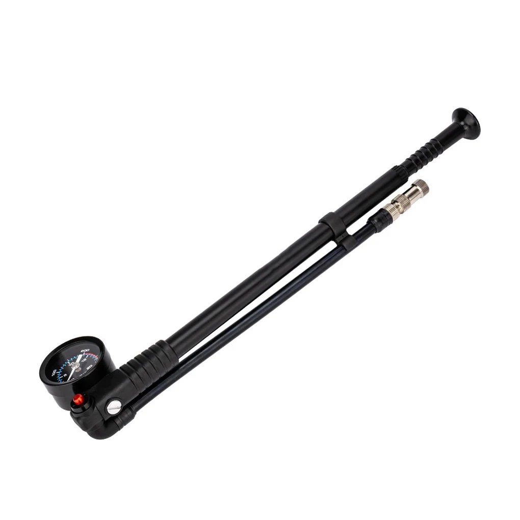 Alloy Mountain Bicycle Air Pump 300PSI T Shape Rotatable Portable Tyre Front Fork Inflator with Pressure Gauge
Alloy Mountain Bicycle Air Pump 300PSI T Shape Rotatable Portable Tyre Front Fork Inflator with Pressure Gauge