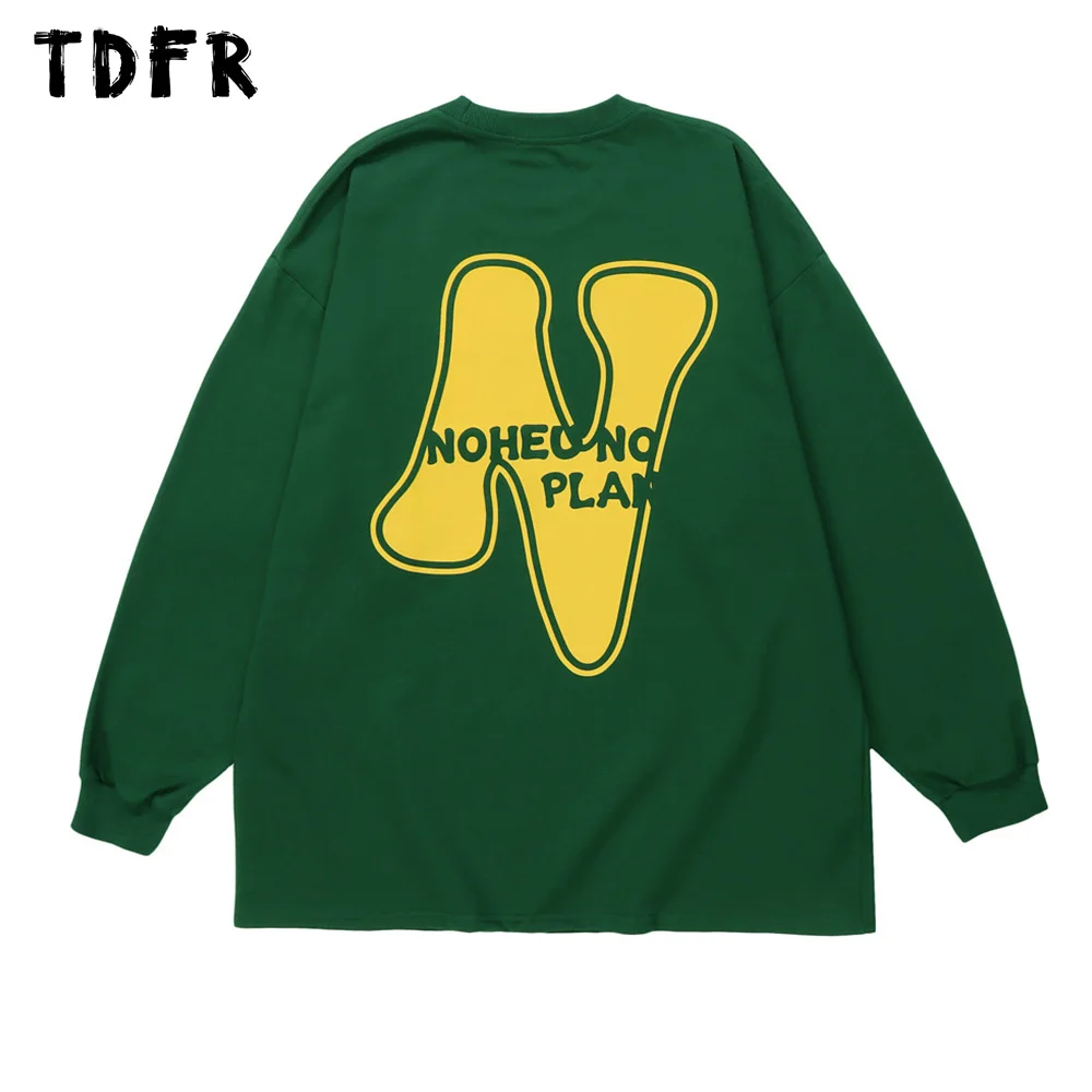 Letter Embroidery Long Sleeve T-shirt Back Printed Mens Autumn Casual Streetwear Loose Crew Neck Cotton Tee
Letter Embroidery Long Sleeve T-shirt Back Printed Mens Autumn Casual Streetwear Loose Crew Neck Cotton Tee