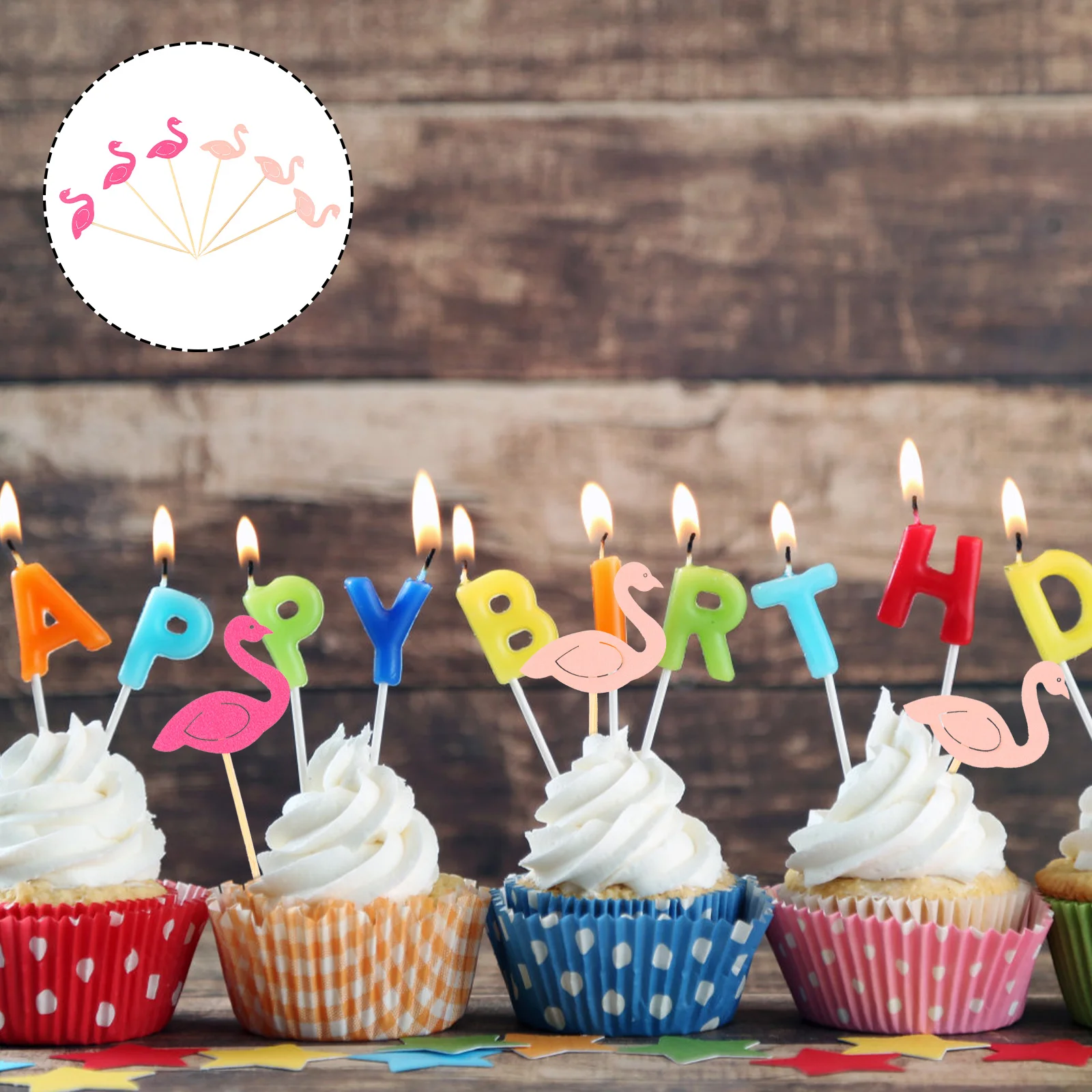 100 Pcs Baby Shower Cupcake Topper Cake Ornament Birthday Picks Wedding Decor Flamingo Flag Fruit Toothpick Birthday Flag
100 Pcs Baby Shower Cupcake Topper Cake Ornament Birthday Picks Wedding Decor Flamingo Flag Fruit Toothpick Birthday Flag