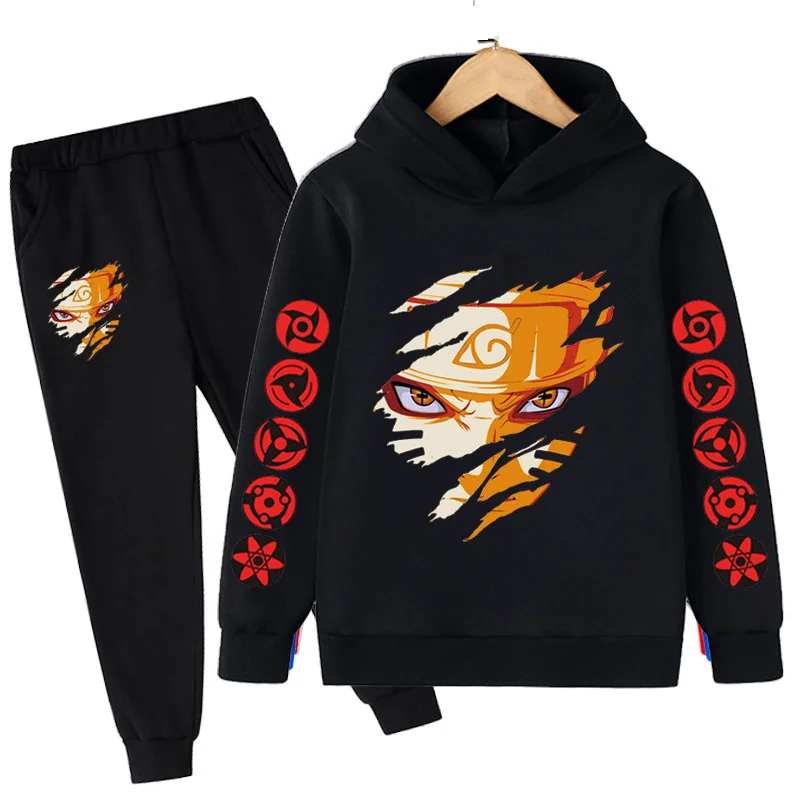 Fashion Kids Narutoes Hoodies Sets Fall/Winter Boys Girls 4-14 Years Long Sleeve Sweatshirts And Trousers Cartoon Casual Costum
Fashion Kids Narutoes Hoodies Sets Fall/Winter Boys Girls 4-14 Years Long Sleeve Sweatshirts And Trousers Cartoon Casual Costum