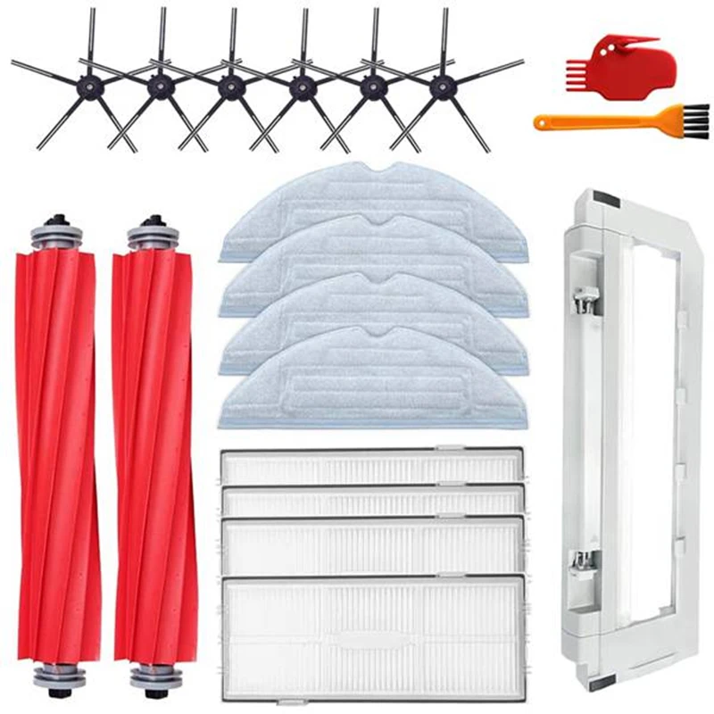 Replacement Roller Brush Side Brush Filter Mop Pads for Roborock S7 T7S T7 Plus G10 Vacuum Cleaner Accessories
Replacement Roller Brush Side Brush Filter Mop Pads for Roborock S7 T7S T7 Plus G10 Vacuum Cleaner Accessories