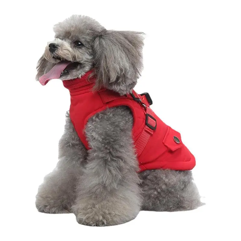 Pet Warm Jacket Small Dog Vest Harness Wtih Leash Puppy Winter Cold Weather Coat Zipper Dog Jacket Puppy Coat Small Dog Clothes
Pet Warm Jacket Small Dog Vest Harness Wtih Leash Puppy Winter Cold Weather Coat Zipper Dog Jacket Puppy Coat Small Dog Clothes