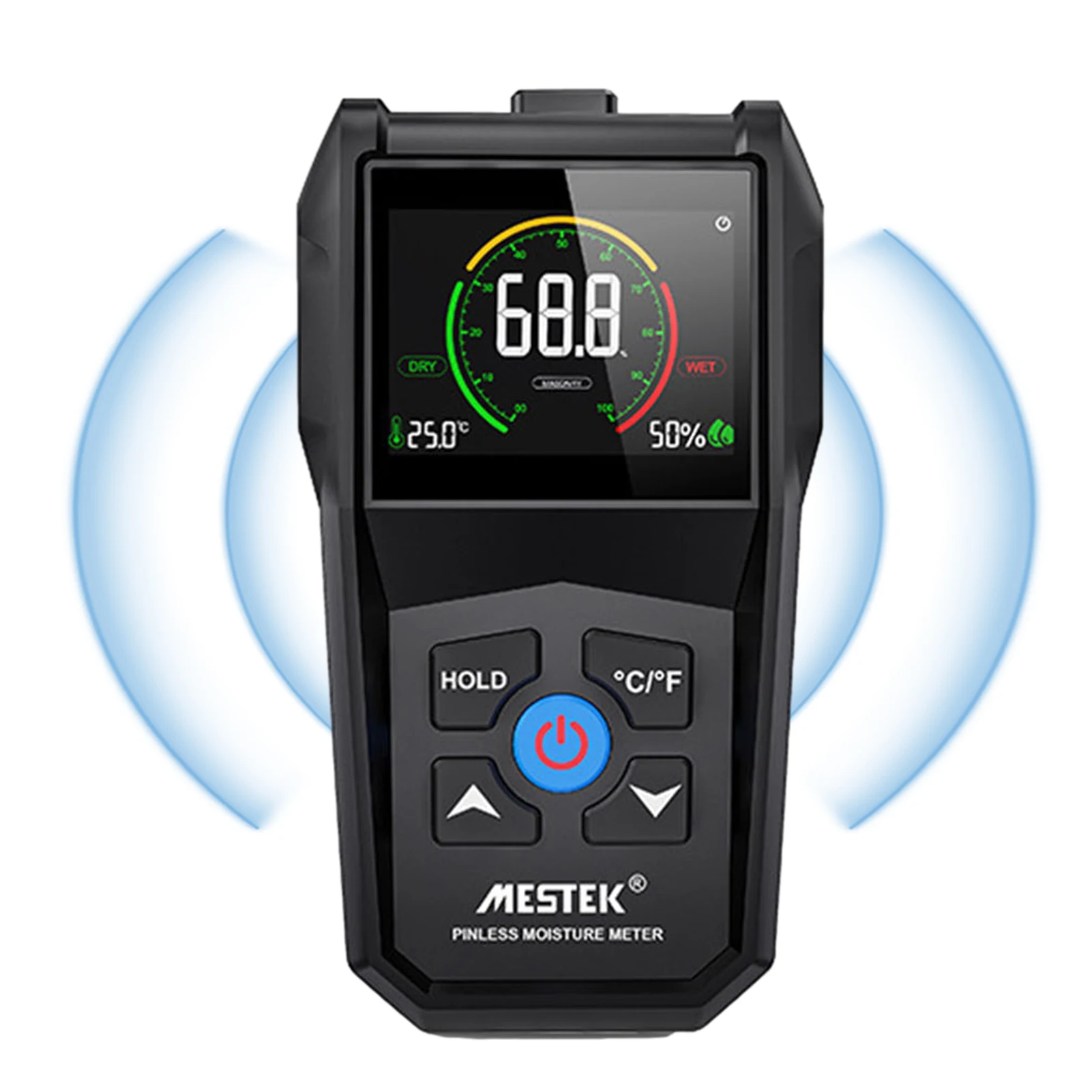 New Full Angle Non-contact Wood Moisture Meter Environmental Temperature Humidity Detection Moisture Detector Woodworking Tools
New Full Angle Non-contact Wood Moisture Meter Environmental Temperature Humidity Detection Moisture Detector Woodworking Tools