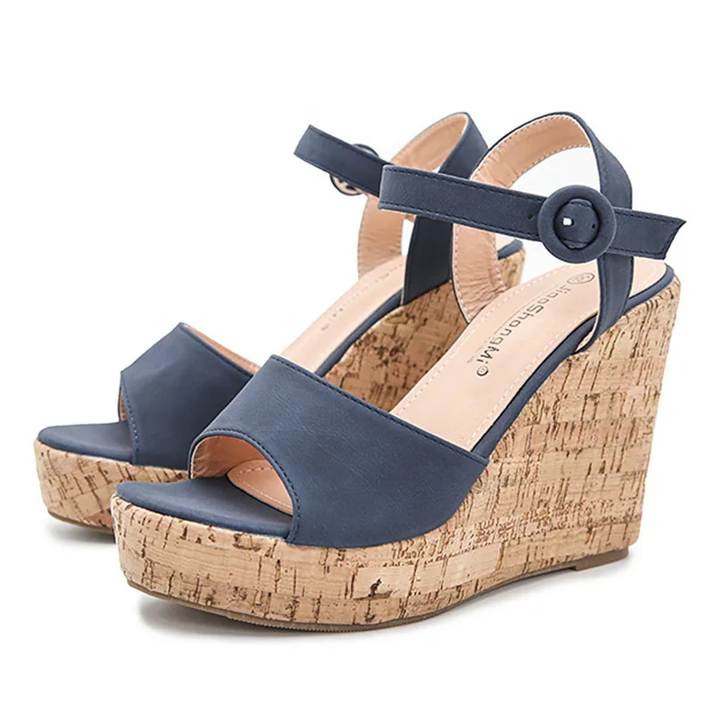 Women High Platform Sandals 2022 Summer Luxury Brand New Wedge High Heels Ankle Strap Wood Heels Sandals Shoes Women Big Size 43
Women High Platform Sandals 2022 Summer Luxury Brand New Wedge High Heels Ankle Strap Wood Heels Sandals Shoes Women Big Size 43