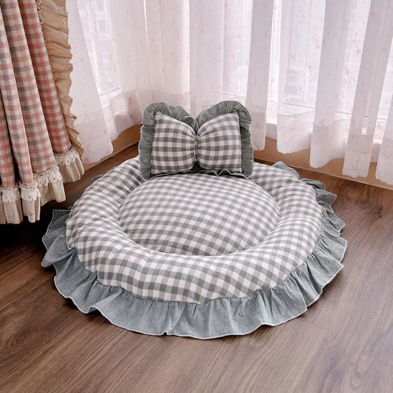 Dog kennel cat kennel removable and washable pet kennel small dog cushion dog bed dog house cute princess bed four seasons teddy
Dog kennel cat kennel removable and washable pet kennel small dog cushion dog bed dog house cute princess bed four seasons teddy