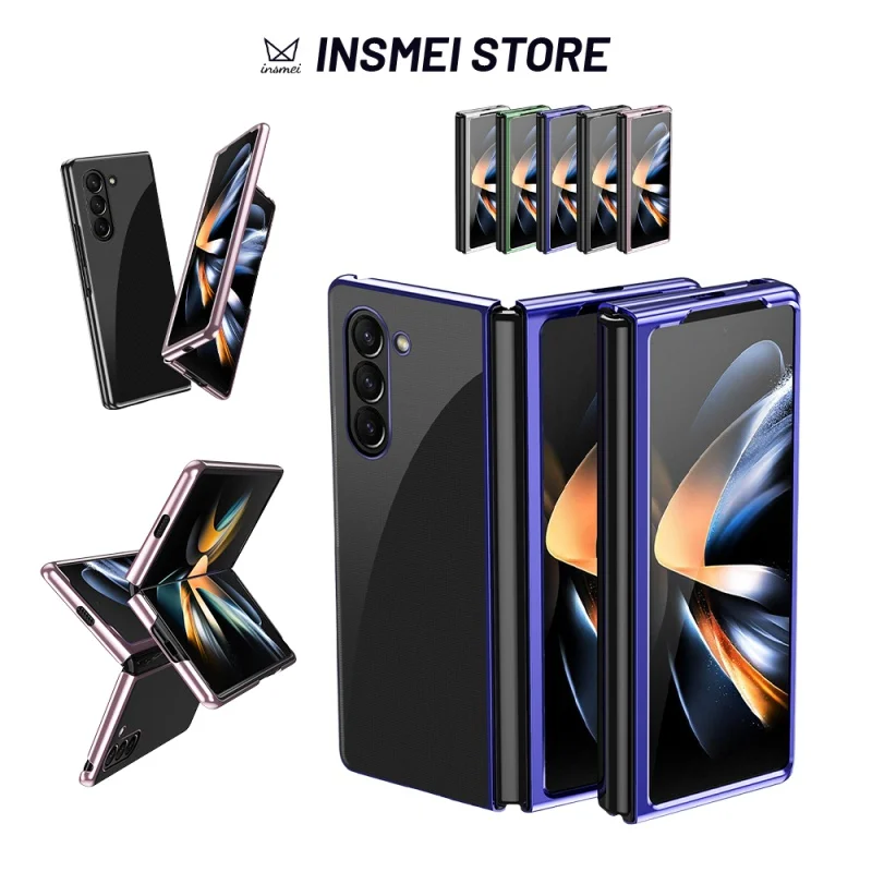 Electroplating Transparent Case for Samsung Galaxy Z Fold5 Fold4 Fold3, Screen All-Inclusive Protective Cover, Fold 5 4 3 Casing
Electroplating Transparent Case for Samsung Galaxy Z Fold5 Fold4 Fold3, Screen All-Inclusive Protective Cover, Fold 5 4 3 Casing