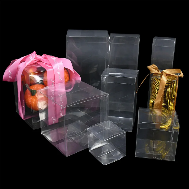 10pcs Square Clear PVC Boxes Transparent Candy Chocolate Toys Jewelry Display Gift Box Wedding Birthday Party Gift Packaging Bag
10pcs Square Clear PVC Boxes Transparent Candy Chocolate Toys Jewelry Display Gift Box Wedding Birthday Party Gift Packaging Bag