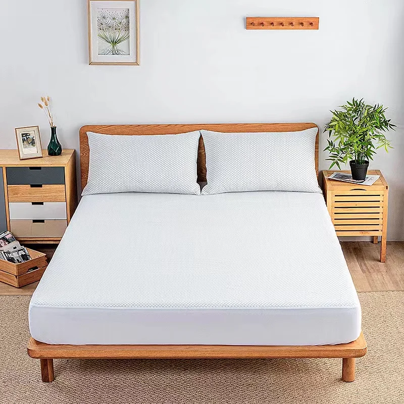 

Discount Elasticity Bed Cover Jacquard Solid Color Home Corn Flannel