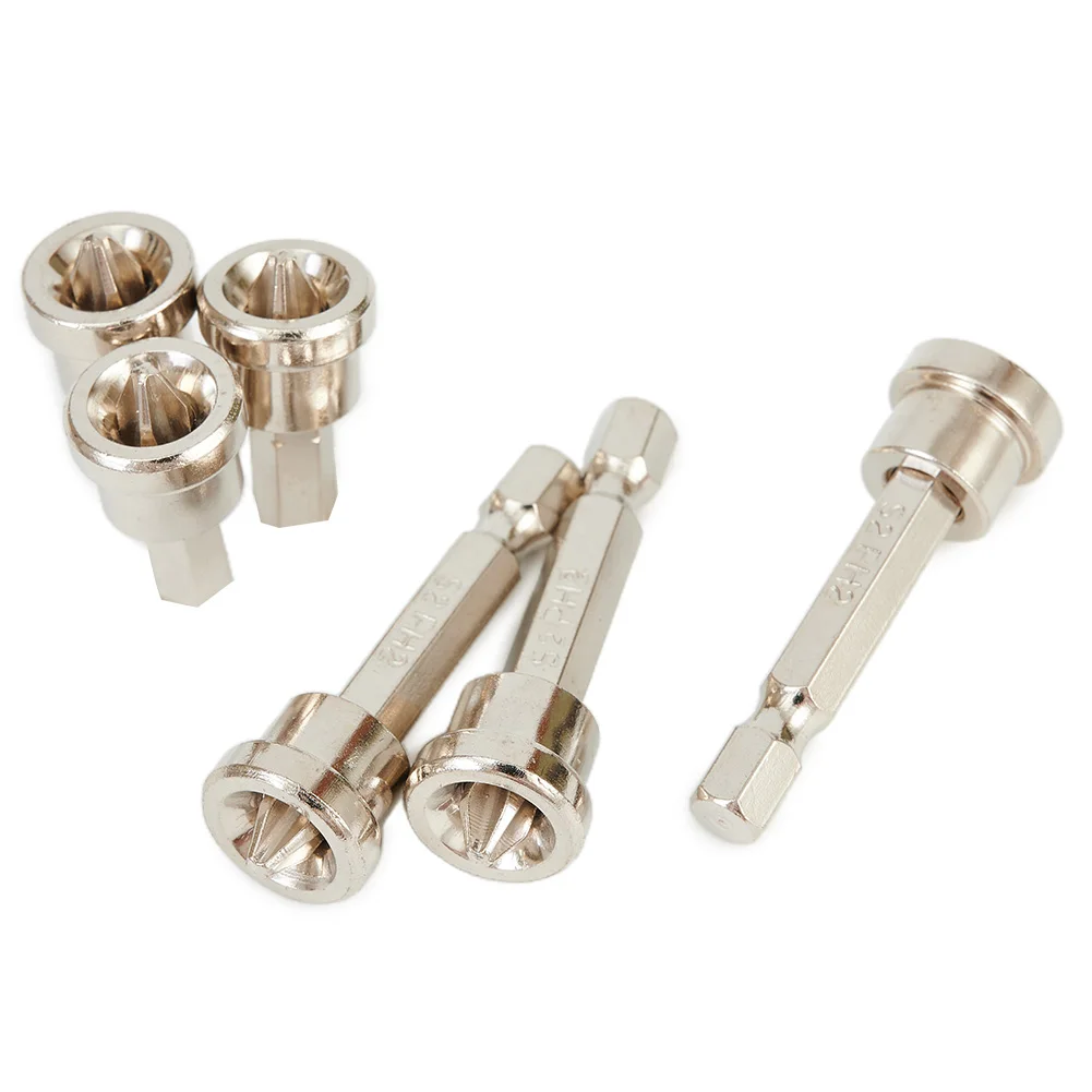 Drill Bit Screwdriver Bit Replacement Accessories Hex Shank Silver 6 Pcs/Set Chrome Vanadium Steel Factory Home Durable
Drill Bit Screwdriver Bit Replacement Accessories Hex Shank Silver 6 Pcs/Set Chrome Vanadium Steel Factory Home Durable