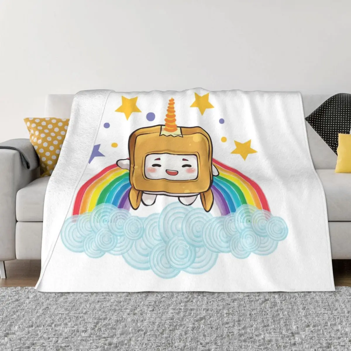 Rocky And Foxy And Boxy Lankybox Blankets Fleece Print Multi-function Super Warm Throw Blankets for Bed Office Bedspread
Rocky And Foxy And Boxy Lankybox Blankets Fleece Print Multi-function Super Warm Throw Blankets for Bed Office Bedspread